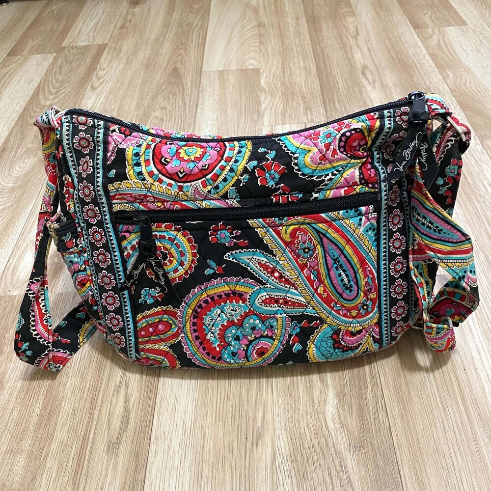 Vera Bradley Parisian Paisley pattern Crossbody Bag